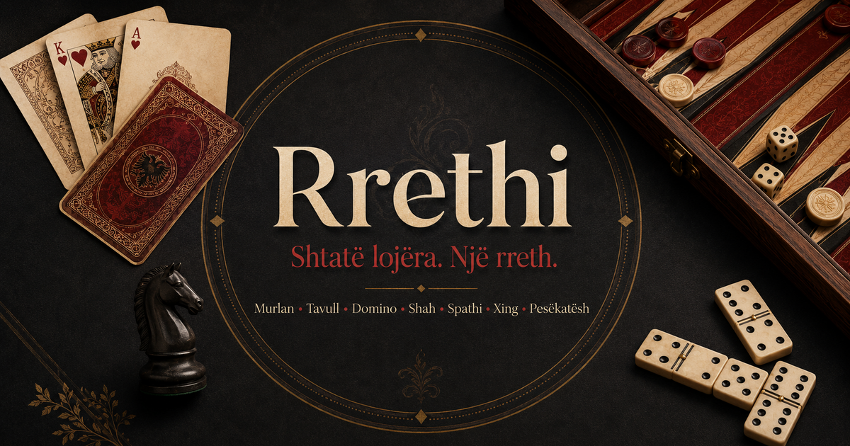 Rrethi – lojëra shqiptare me letra dhe tavoline